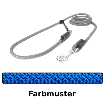 EASYLONG Hundeleine - L - 3m - blaublau